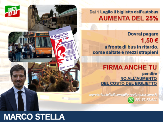 Aumento ataf con biglietto